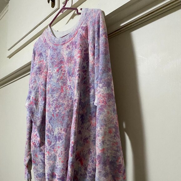 Beautiful, splattered, tie dye sweatshirt, size 1X. - Picture 5 of 7
